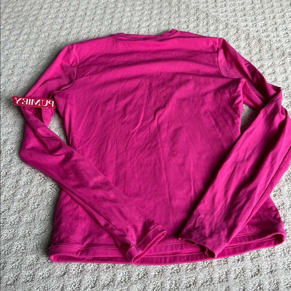 Pumiey Pink Long Sleeve Stretch Shirt - Picture 5 of 6